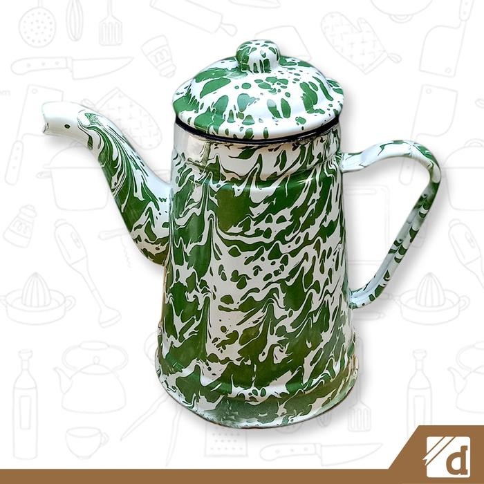 Teko Set (1 Teko + 2 Cangkir Blirik Besar dan Kecil). Pitcher Set