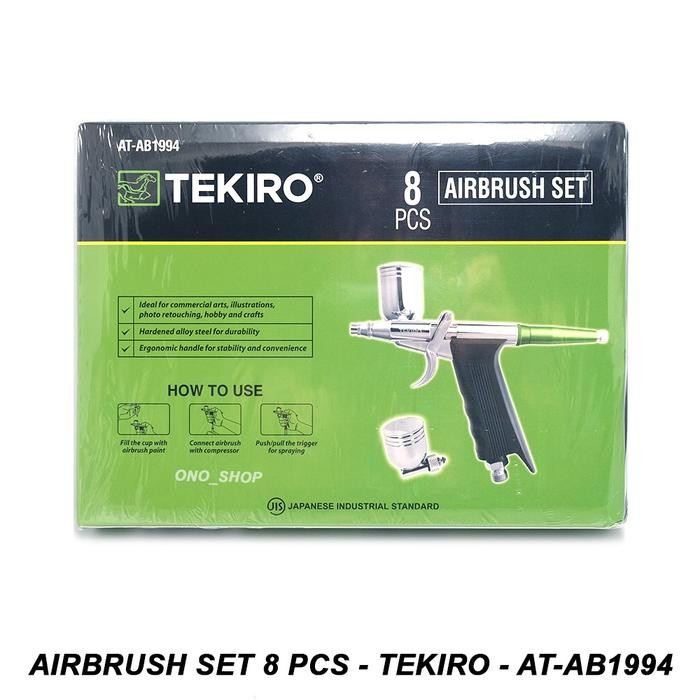 Airbrush Set 8 Pcs - Tekiro - AT-AB1994