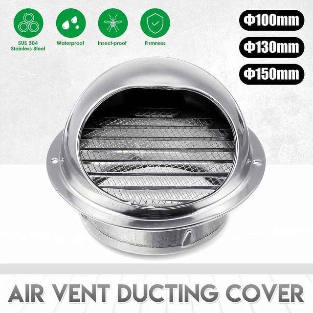 Stainless Steel Dinding Ventilasi Udara Saluran Ventilasi Exhaust VENT