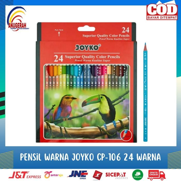 

Pensil Warna JOYKO CP-106 24 Warna (Pcs)