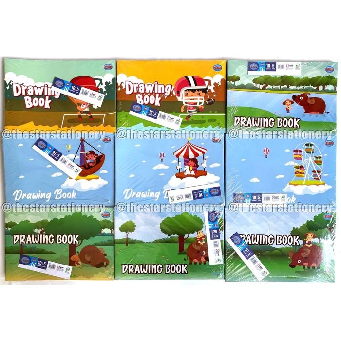 

Buku Gambar Sidu A4 Ukuran 20 x 30 cm ( 1 Pack isi 5 Pcs )