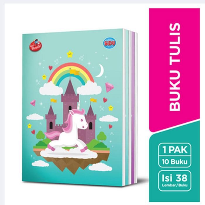 

Buku Tulis SIDU (Sinar Dunia) Isi 38 lembar / 1 PACK SIDU Original isi 10 Buku