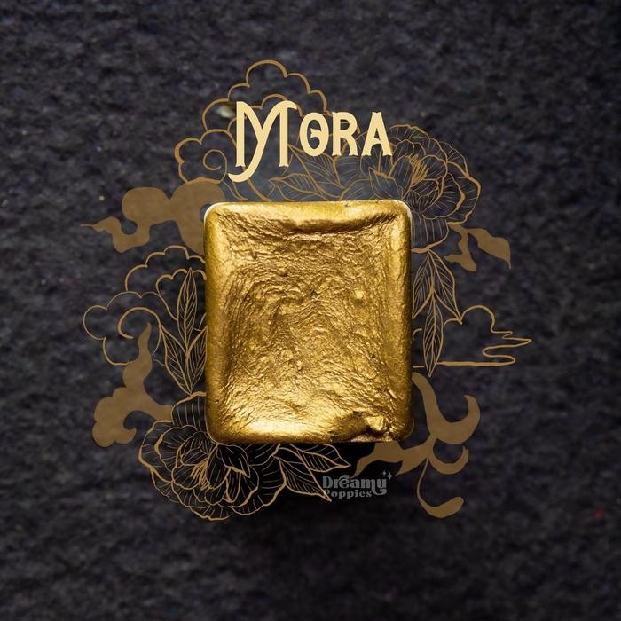 

Dreamy Poppies Metallic Handmade Watercolor Series 4