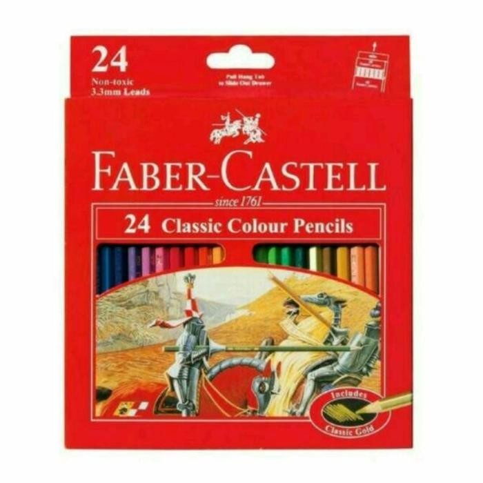 

Pensil Warna FABER CASTELL 24 Classic Colour Pencils