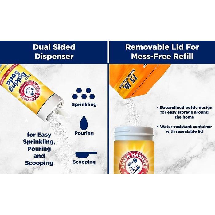 

FyZ Baking Soda / Soda Kue Arm & Hammer Shaker Pencuci Buah Sayur 340g