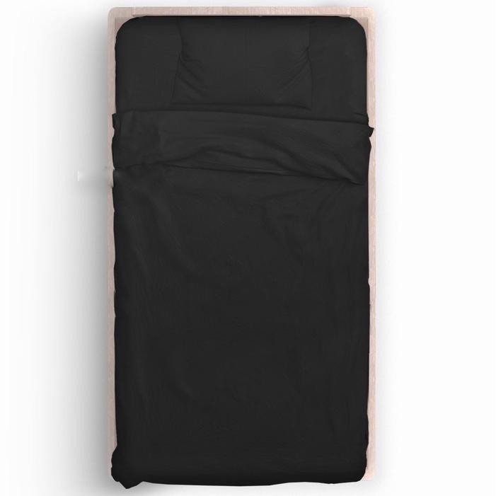 TERMURAH Sprei Single Hitam/ Seprei polos hitam READY STOCK