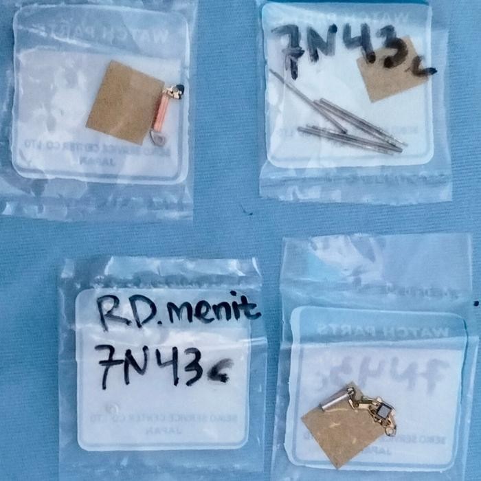 Sparepart Mesin Seiko Quartz seri 7N43c Tanggal dan Tanggal Hari Original Japan