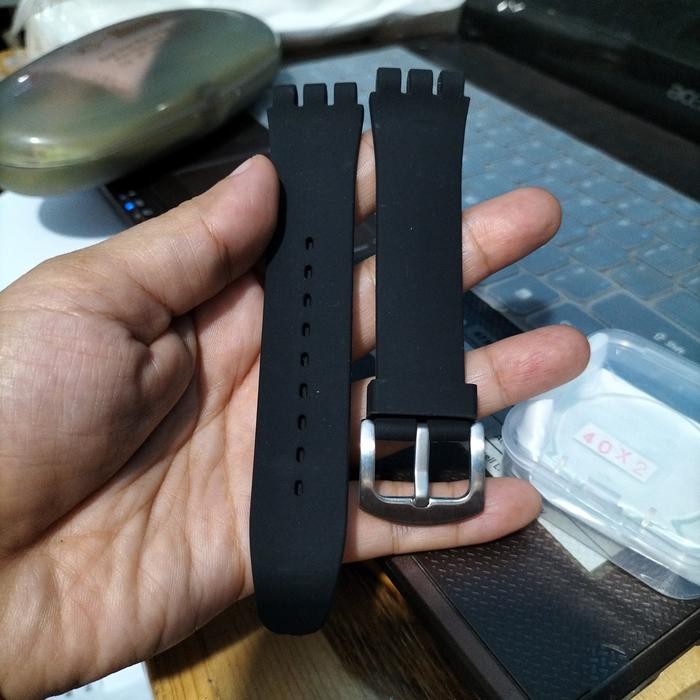 Strap Tali jam tangan Swatch Rubber strap Jam Swatch 19mm