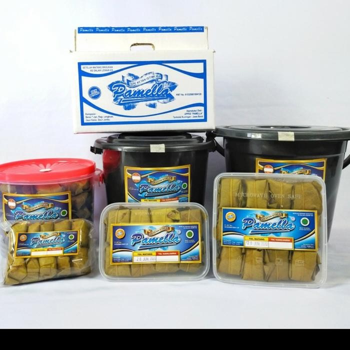 

Tape ketan Pamella Istimewa bungkus daun jambu 16 pics / box