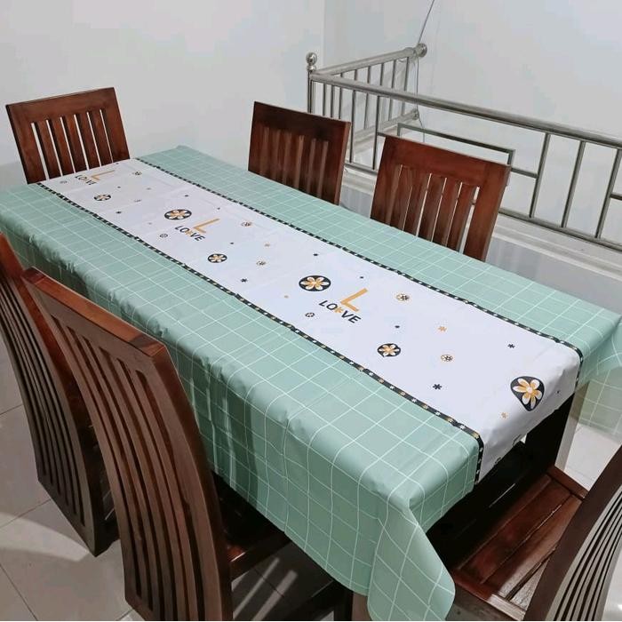Taplak Meja Makan Anti Air Taplak Meja Makan Waterproof