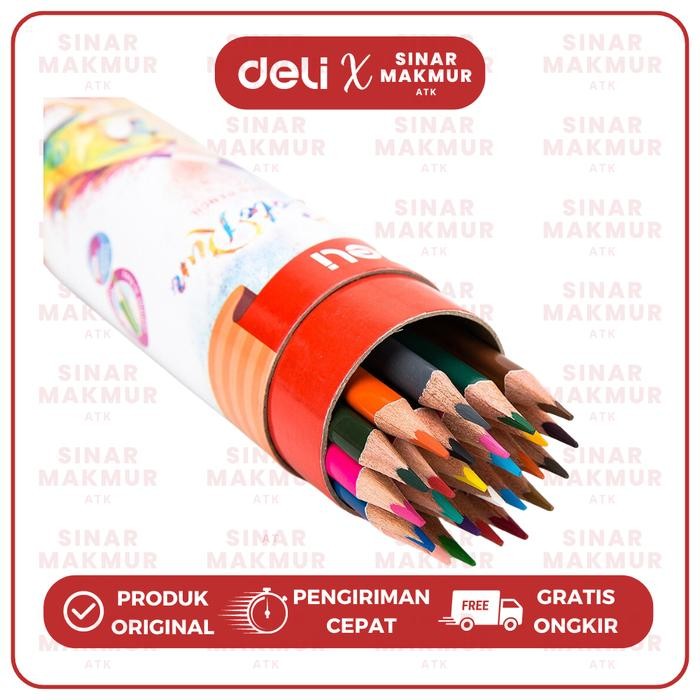 

Pensil Warna/Color Pencil 36 Warna Dengan Rautan Pensil Pada Tabung Deli Ec00337 (Set) Gratisongkir