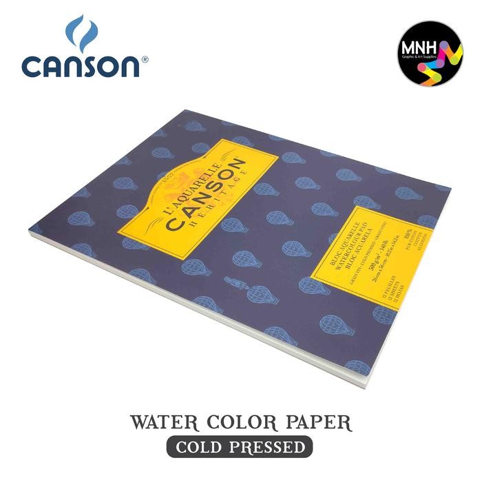 

Drawing Book Canson Heritage 12S Cold Press 300G Gratisongkir