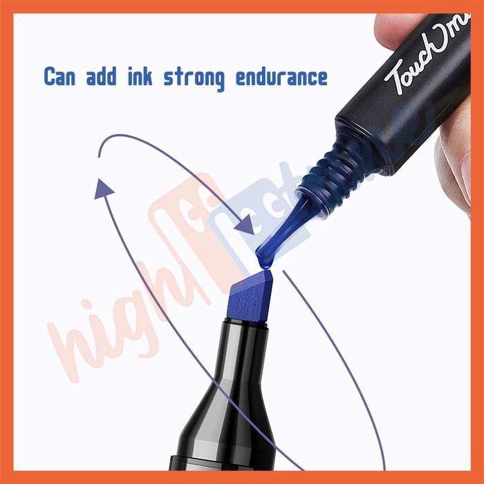 

Hightune Spidol Sketsa Spidol Umum 24/60/80/100/120 Warna Spidol Brush Pen Animation Markers