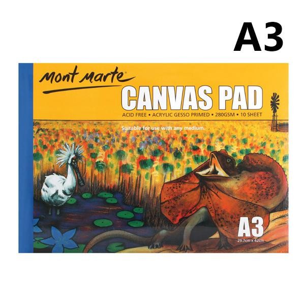 

Mont Marte Canvas Pad 10 Sheet A3 Gratisongkir