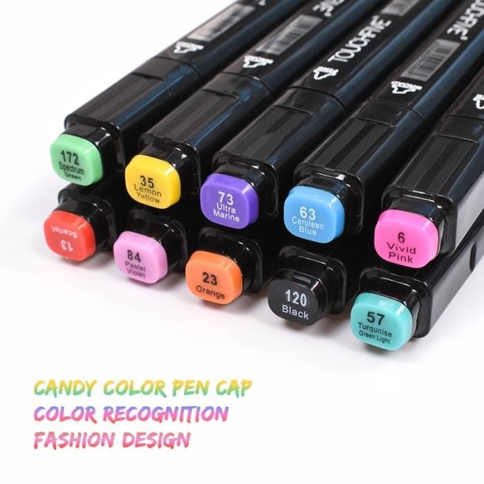 

Touch Art Marker 168 Color Double Headed Marker Set Multi Color Spidol Gratisongkir