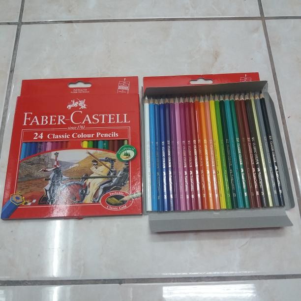 

Pensil Warna Faber Castell 24 Classic Colour Pencils Gratisongkir