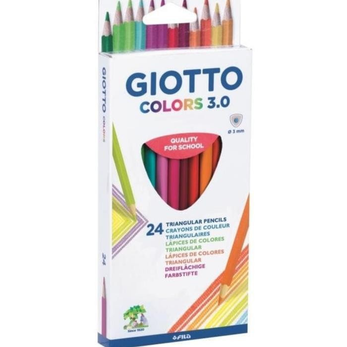 

Pensil Warna Giotto 3.0 Triangular 24 Colors Gratisongkir