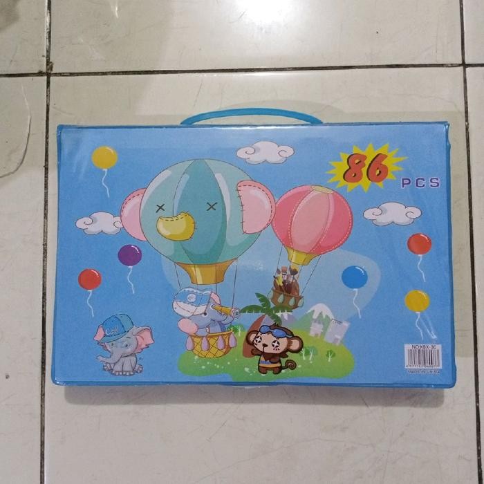 

Crayon Set Mewarnai 86Pcs Cat Air Cair Gratisongkir