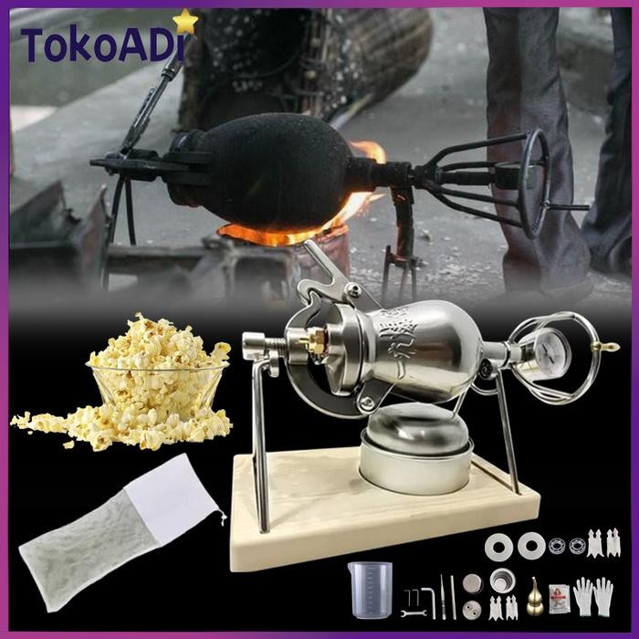 SET Mesin Popcorn Mini Alat Pembuat Popcorn Mini Berkualitas mesin Popcorn Mini