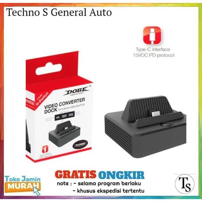Dobe Video Converter Nintendo Switch - Video Converter Dock HDMI Switc