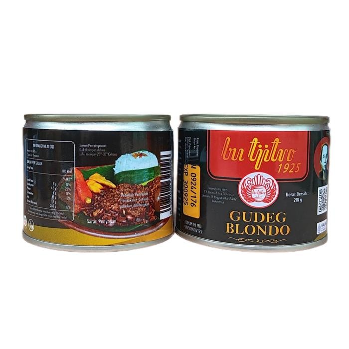 

Gdh Gudeg Kaleng Bu Tjitro Blondo