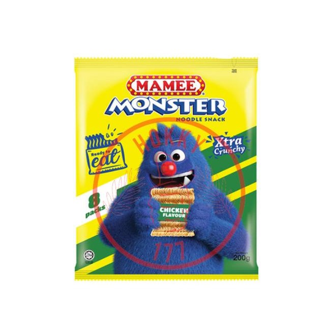 

Ger MAMEE MONSTER SNACK / MIE KREMES * 8 PCS [CHICKEN / BBQ]