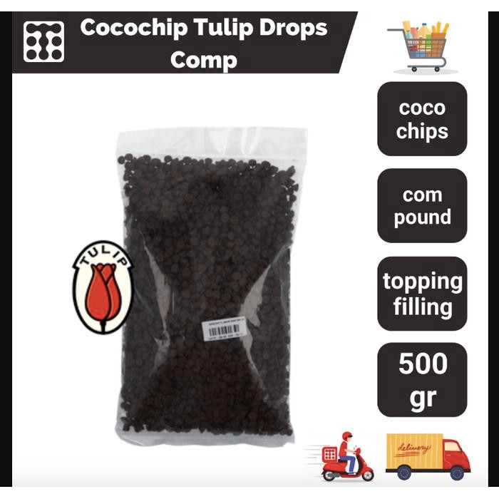 

Ger COCOCHIP TULIP DROPS COKLAT COMPOUND BERBAGAI UKURAN