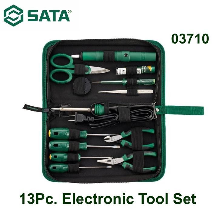 Tool Kit Set 03710 13Pc. Electronic Tool Set Sata Tools