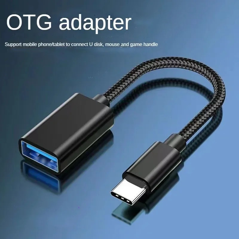 IMPORT OTG Cable TYPE-C To USB Female Adapter Cable For Macbook Huawei P50 Xiaomi Realme POCO USB