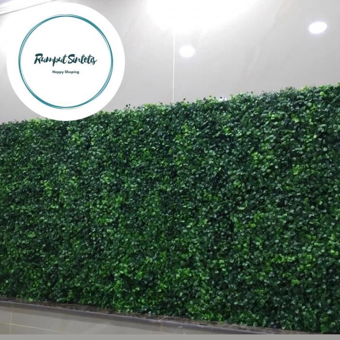 Dolar Rambat sintetis 40x30cm /hiasan dinding /dolar rambat /daun plastik /artificial /vertical