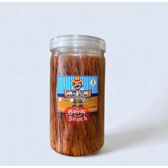 

Mie Lidi Mang Aceng All Varian Kemasan Jumbo Cemilan Lidi Jadoel 280g