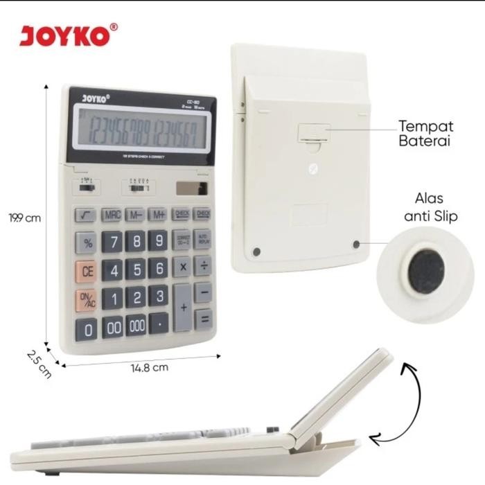 

Kalkulator Meja Joyko Cc 50 16 Digit - Calculator Big Display Cc50