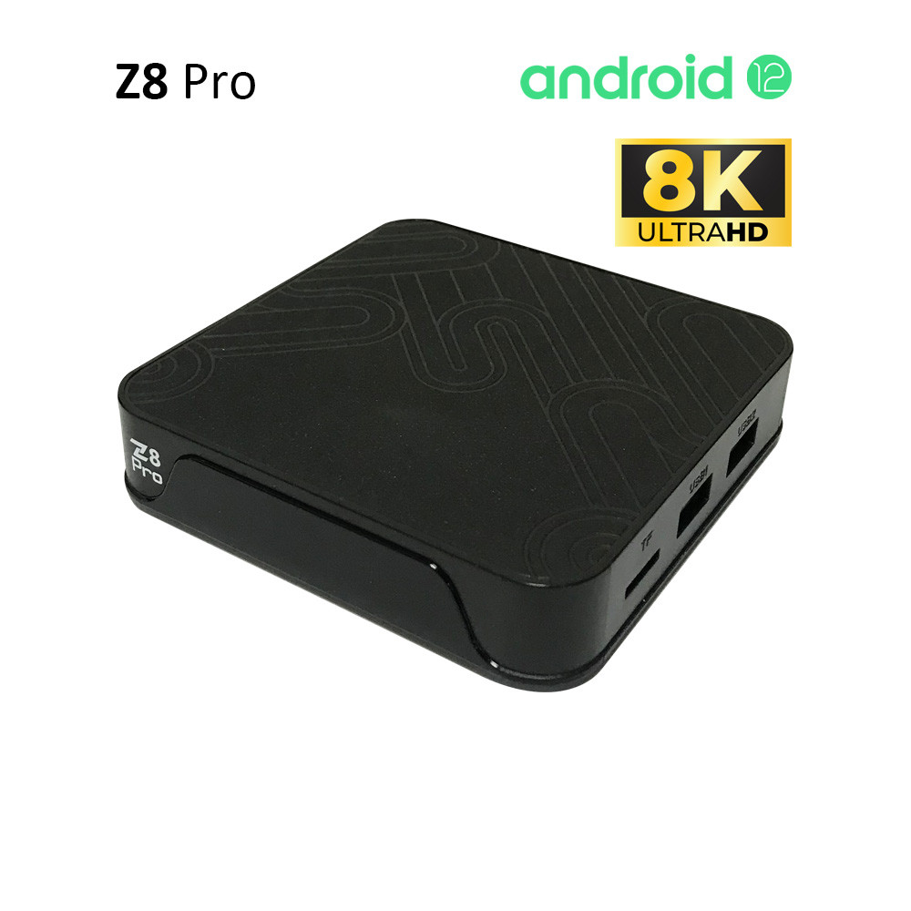 8K Android 12 Smart TV Box Z8 Pro Features H618 Quad Core 4K 1080P Full HD H.265 HEVC Video Play