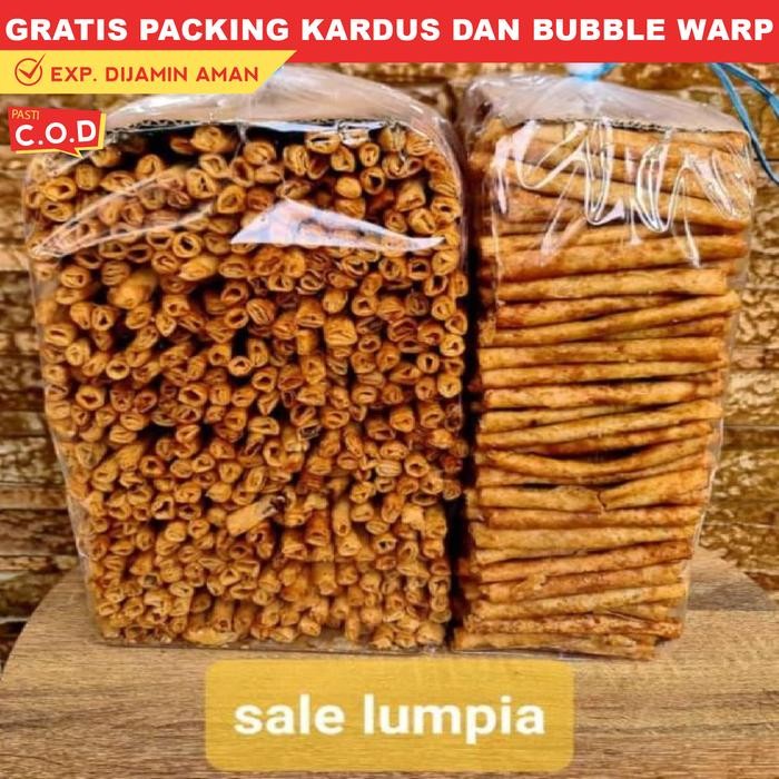 

sale pisang lumpia karamel 250 gram snack kiloan makanan ringan cemilan camilan jajanan viral