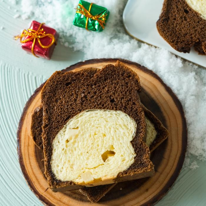 

Choco Cheese Cake Bread / Roti Bolu Coklat Keju