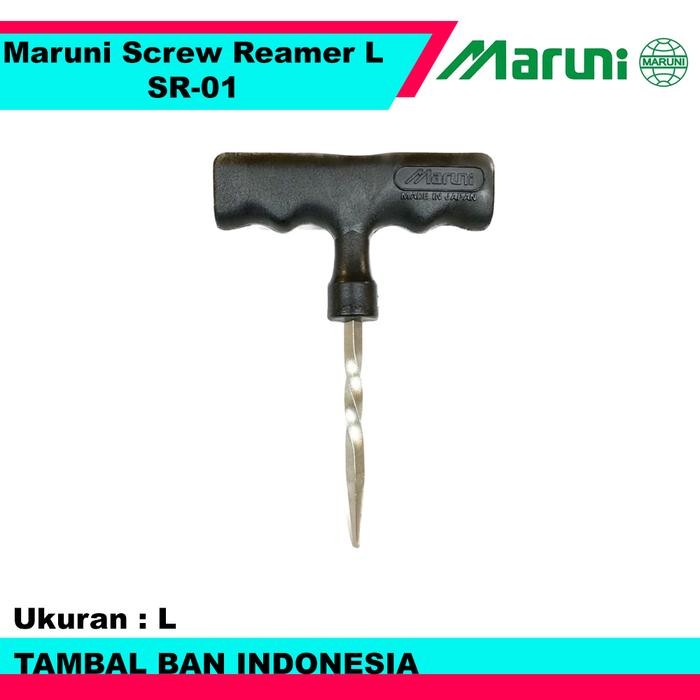 Alat Tambal Ban Tubeless Ulir Karet Tambal Ban Maruni Screw Reamer L - Gagang Ulir Tambal Ban