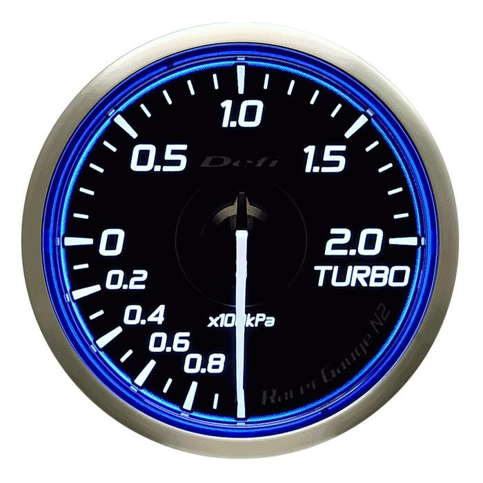 Japan Defi Racer Gauge N2 Turbo 2.0 x100kPA Blue Model By NS Best Quality