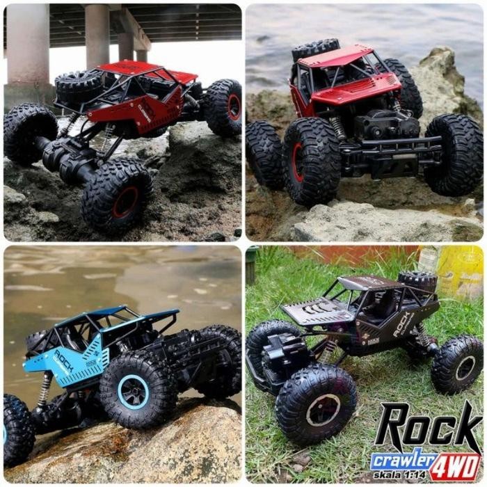 MAINAN ANAK MOBIL OFROAD REMOTE CONTROL RC ROVER 4WD 4X4 SCALA 1:14