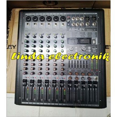 mixer ashley selection 6 ORYGINAL 6 channel ashley selection6