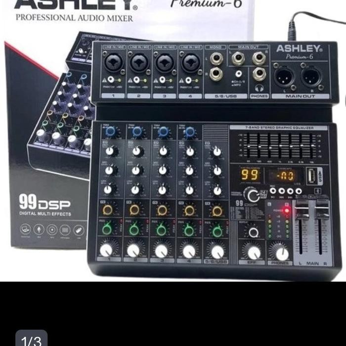 Ashley Mixer Audio 6 Bluetooth Recording