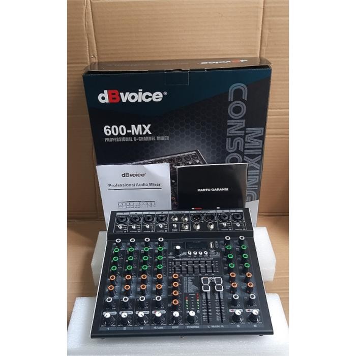 mixer audio 6 channel db voice 600mx mixer karaoke