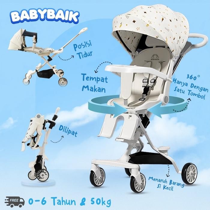 stroller dorongan bayi kereta dorong bayi stroler baby stroler bayi