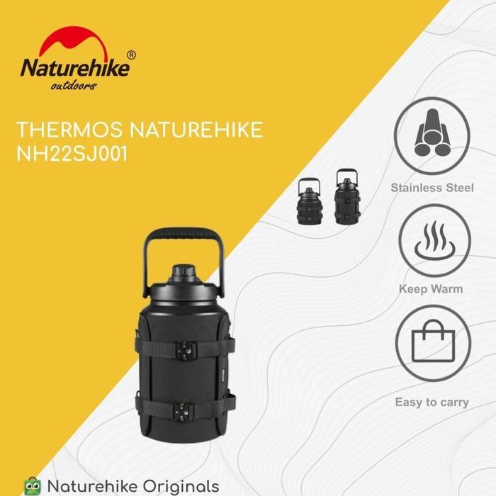 THERMOS / BOTOL MINUM / TUMBLER STAINLESS CAMPING NATUREHIKE NH22SJ001