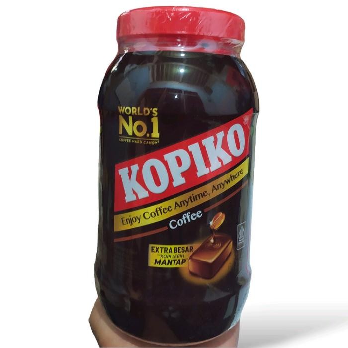 

New Kopiko Toples 612,5 gram - Kopiko Jar 175 -180 pcs Candy permen Kopi Food Candy Coffee