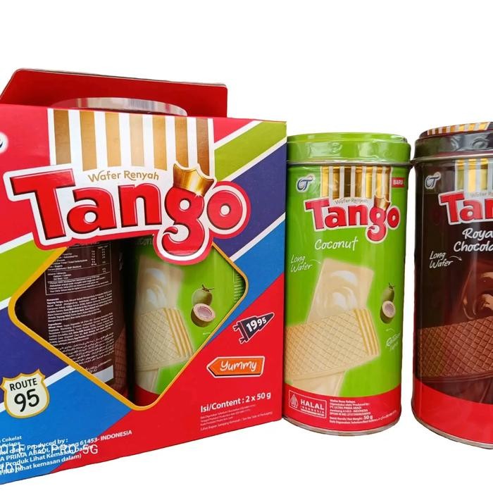 

New tango wafer isi 2 50 gr tango kaleng mix rasa