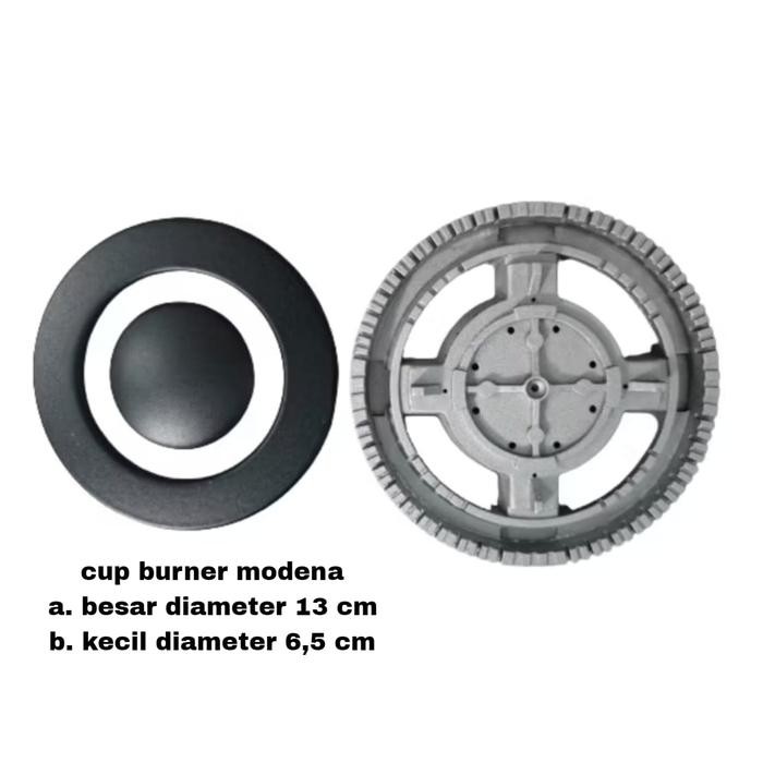 cup burner kompor gas tanam modena -burner modena *