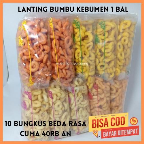 

TERLARIS Makanan Ringan lanting Klanting Singkong Bumbu Khas Kebumen - Oleh Oleh Kebumen Lanting 1