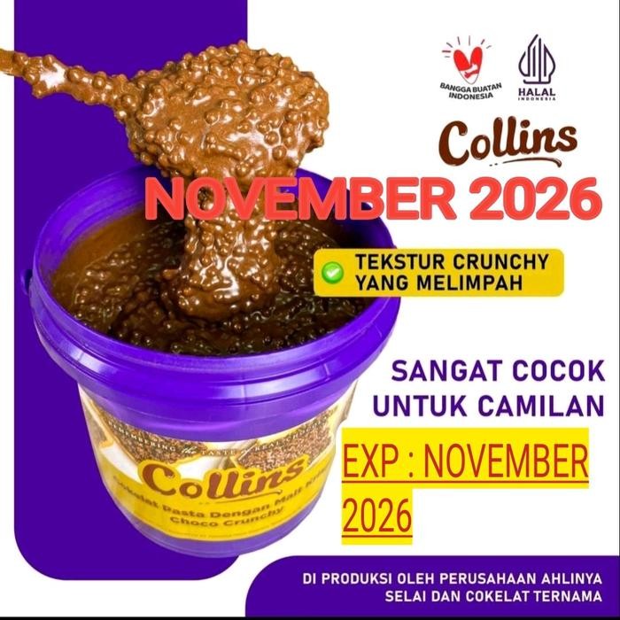 

Osyak.Mart Collins Choco Crunchy 1Kg / Selei Collins Coklat Crunchy Malt Krispi 1Kg Cod