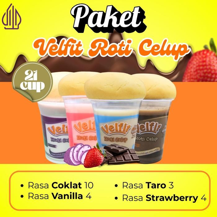 

Osyak.Mart Paket Jualan Velfit 21 Cup Tanpa Topping Sereal Mix 4 Rasa , Cocok Dijual Dikantin