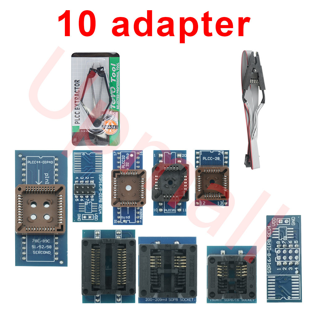 

XGecu T48 Programmer 10 Adapters V12.6 Support 28000+ ICs for SPI/Nor/NAND Flash/EMMC